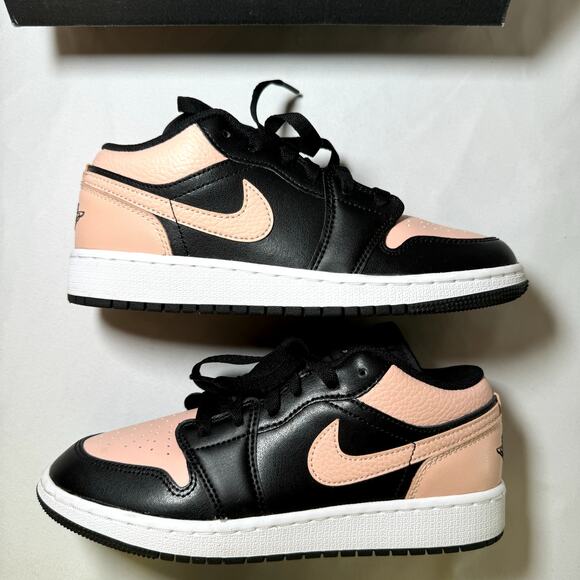 Size 5 - Nike Air Jordan 1 Low GS Crimson Tint Shoes 2021 Shoes - Picture 3 of 9
